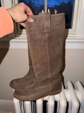 Frye Celia Cross Stitch Boots Size 8